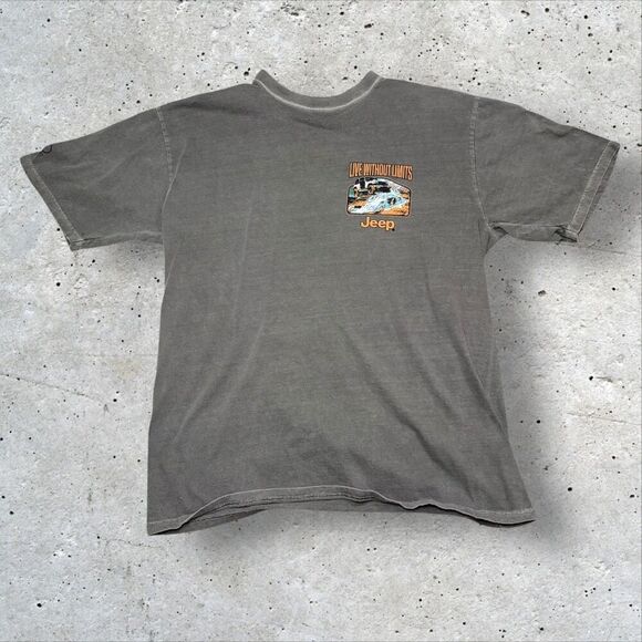 Other - Crazy Shirts Jeep Live Without Limits Gray Graphic T‑Shirt Men’s Large Large